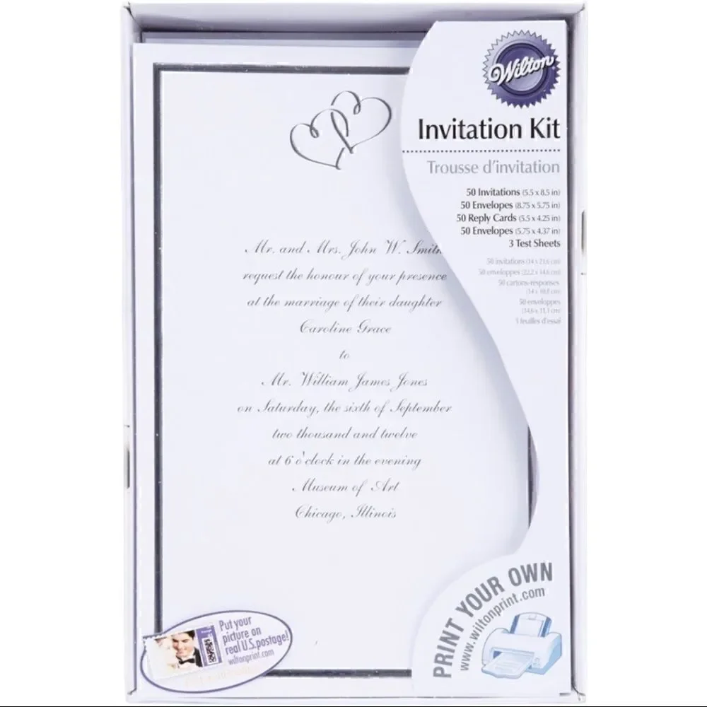 Wilton Print Your Own Invitations Kit!